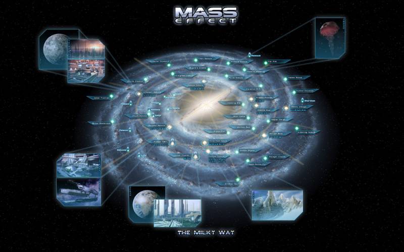 Mass Effect — Планеты Млечного Пути