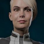 Модели Коры и Лиама из Mass Effect: Andromeda