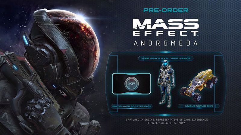Mass Effect: Andromeda новый трейлер и бонусы на PlayStation