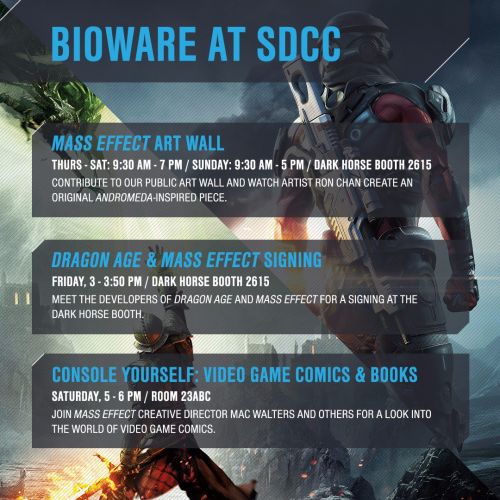 BioWare, Comic Con San Diego, Блэр Браун, Майк Лейдлоу, Dragon Age, DA