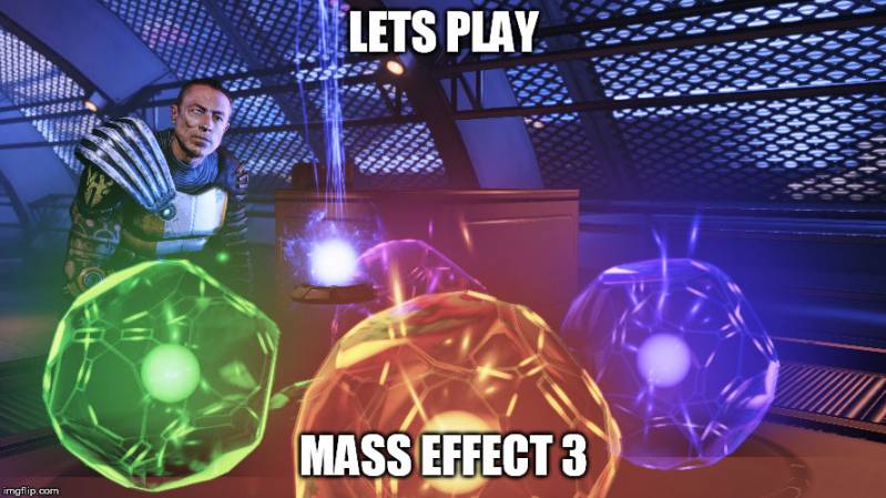 Разноцветные концовки Mass Effect 3