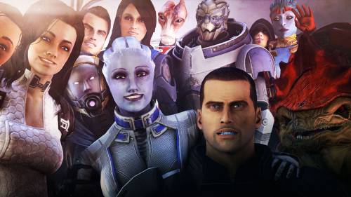 Селфи героев Mass Effect