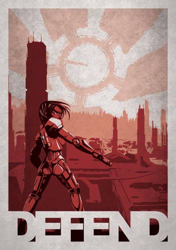 Плакат Mass Effect