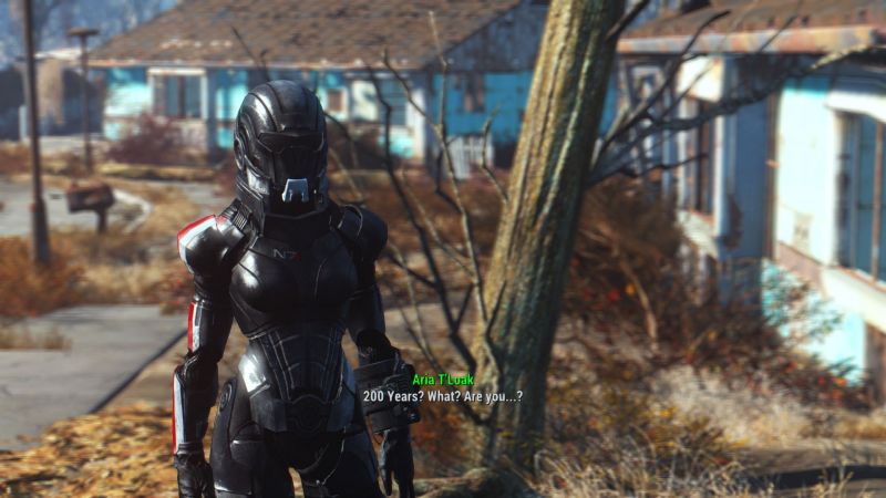 Мод на броню для Fallout 4, броня N7 от капитана Шепард - автор shiala92