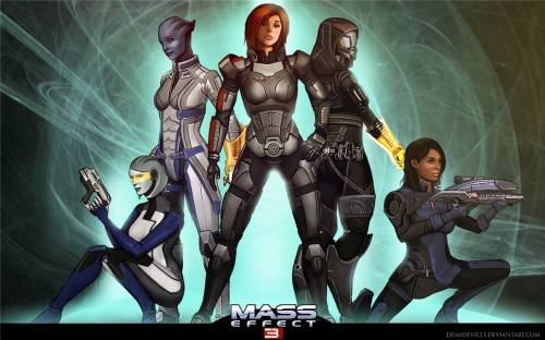 Девушки Mass Effect 3
