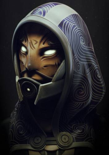 Страшная уродливая Тали'Зора без маски - арт от художника k4ll0