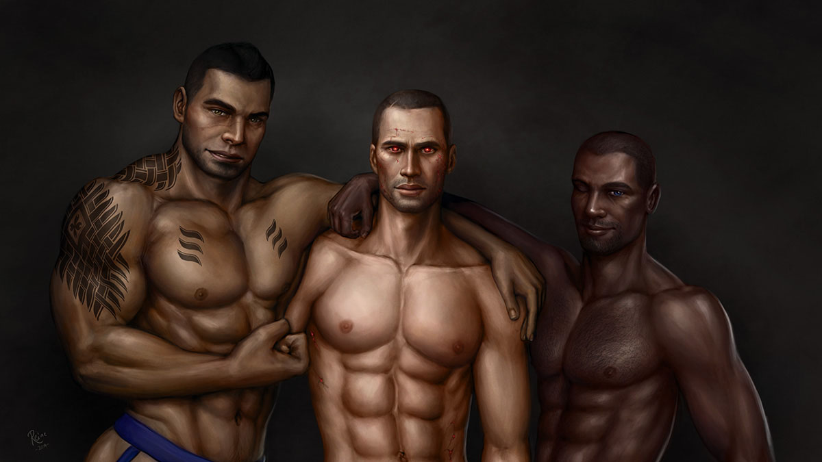 Muscle man orgy