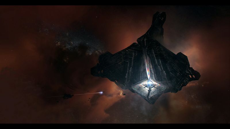 Корабль-монолит ремнантов на концепт-арте Mass Effect: Andromeda