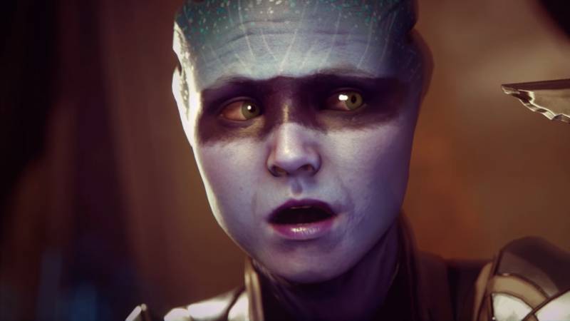 Скриншот новой азари в Масс Эффект: Андромеда на EA Play 2016