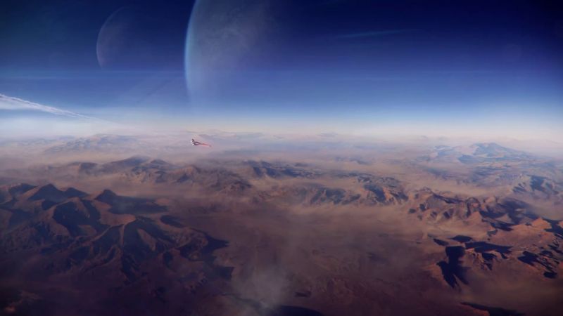 Корабль Буря приземляется на пустынную планету - скриншоты из ролика с CES 2017