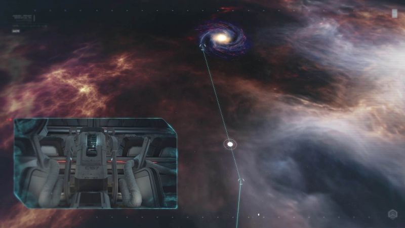 Маршрут экспедиции Инициатива Андромеда - скриншот из инструктажа Масс Эффект Андромеда