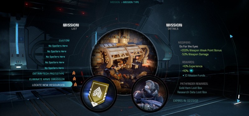 Новая механика в Mass Effect: Andromeda - Миссии. Наша связь между одиночной игрой и мультиплеером