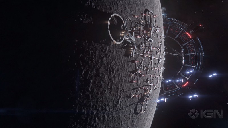 Орбита Луны, строительство ковчега Гиперион, скриншот