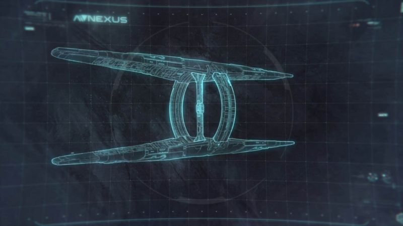 Голограмма станции Нексус - скриншот из инструктажа Масс Эффект Андромеда