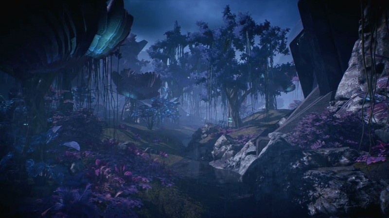 Инопланетный лес, скриншот