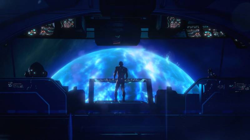Скриншот командного мостика корабля в Масс Эффект: Андромеда на EA Play 2016