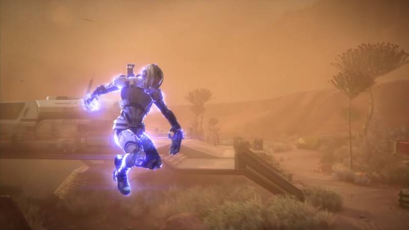 Скриншот персонажа биотика в Mass Effect: Andromeda