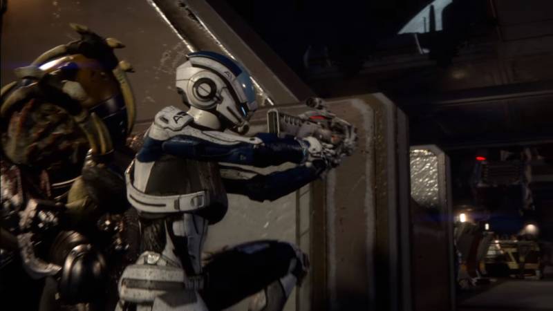 Скриншот перестрелки в Mass Effect: Andromeda