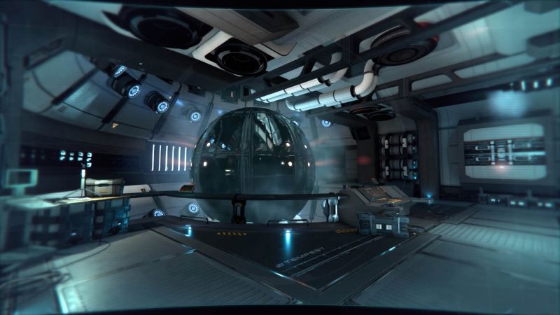 Инженерный отсек, реактор ОДИС корабля "Буря" - скриншот из инструктажа Andromeda Initiative