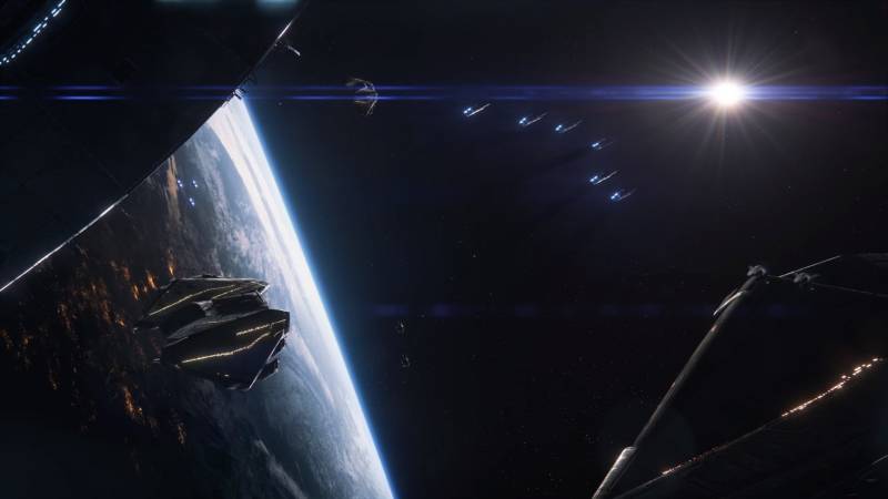 Скриншоты космических кораблей Mass Effect: Andromeda