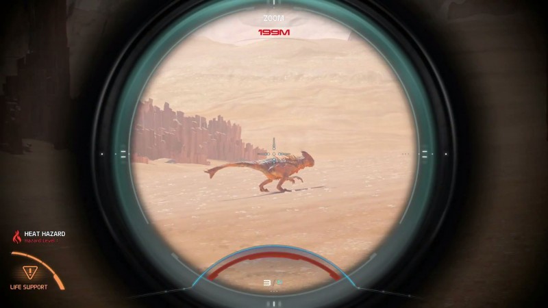 Динозавр на планете Элааден, скриншот