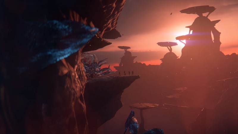Планета Кадара на которой растут грибы в Масс Эффект Андромеда - скриншот