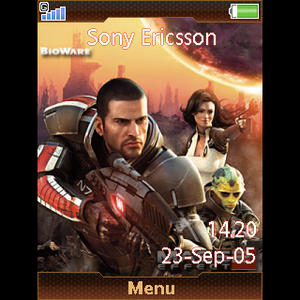 Темы по Mass Effect 2 для мобильных телефонов