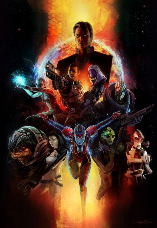 Постер Mass Effect 2 от Wesker1984