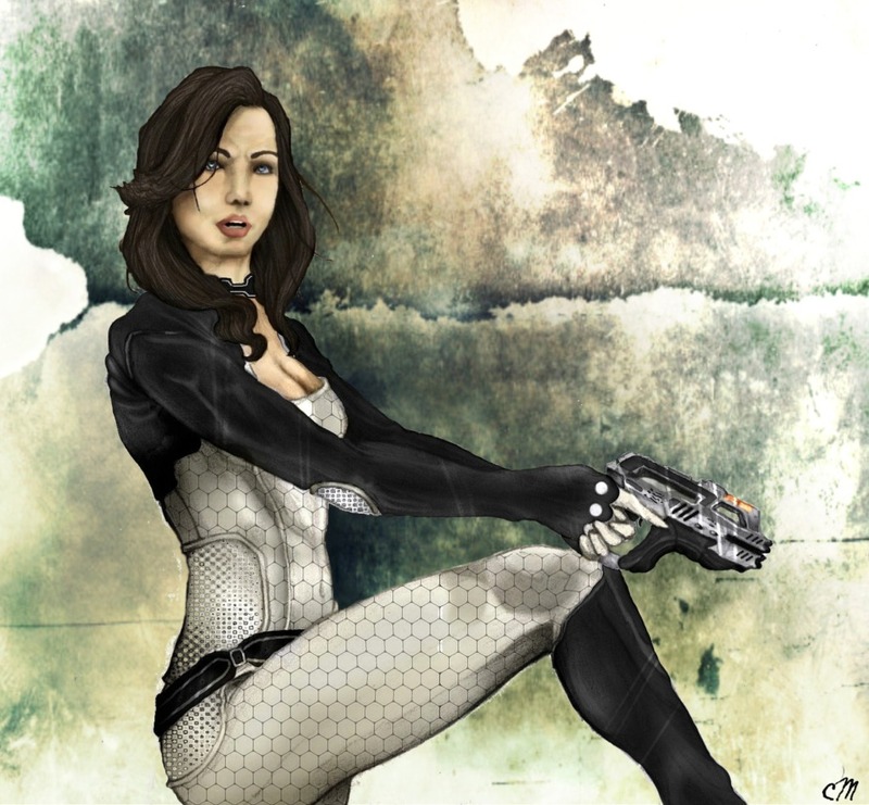 Миранда Лоусон - Фан арт Mass Effect 2.