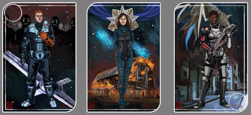 Трио Mass Effect: Скиталец, Колонист, Землянин