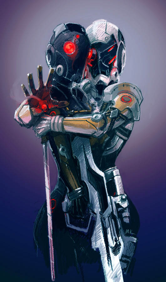 Мститель и Фантом - Фан-арт Mass Effect 3.