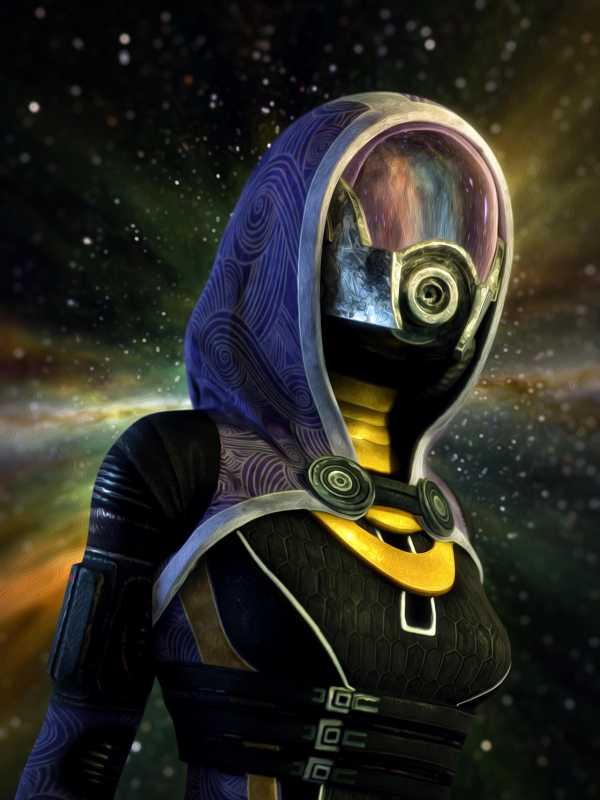 Tali'Zorah Portrait (Mass Effect)