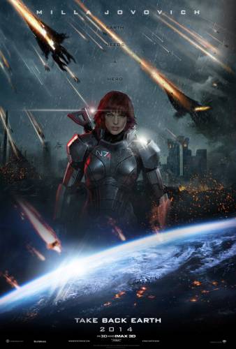 Мила Йовович в фильме Mass Effect