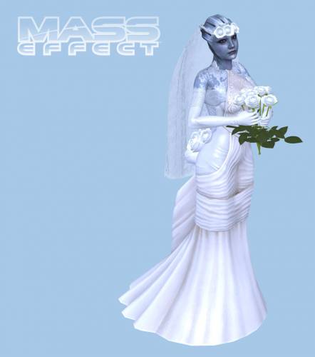 Лиара в свадебном платье