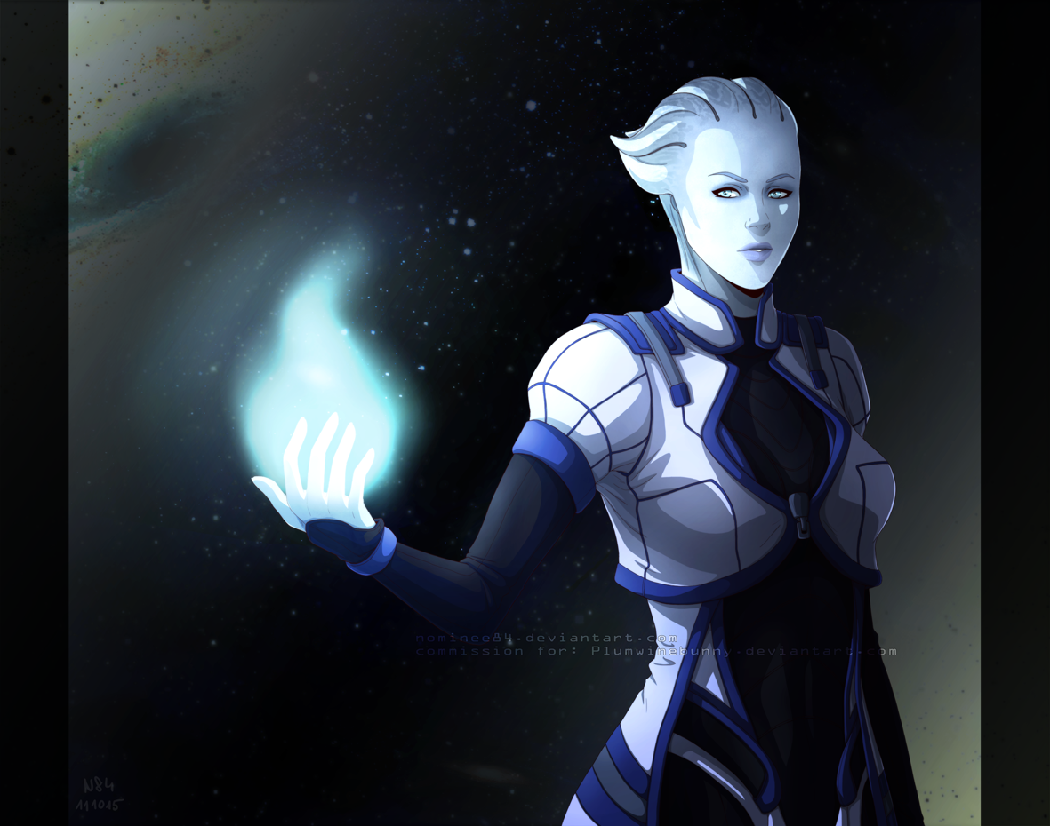 Азари - Фан-арт Mass Effect 3.