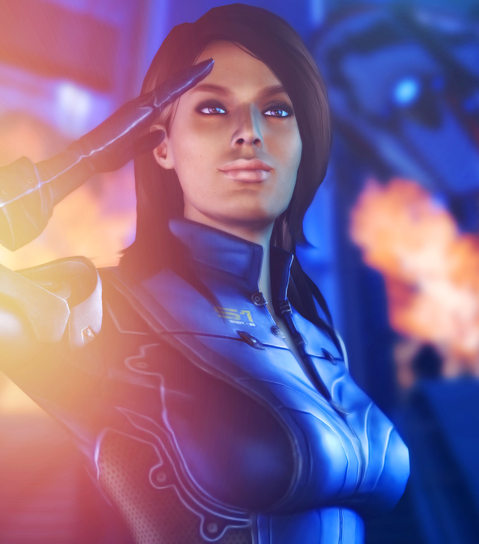 Эшли Уильямс - Фан-арт Mass Effect 3.