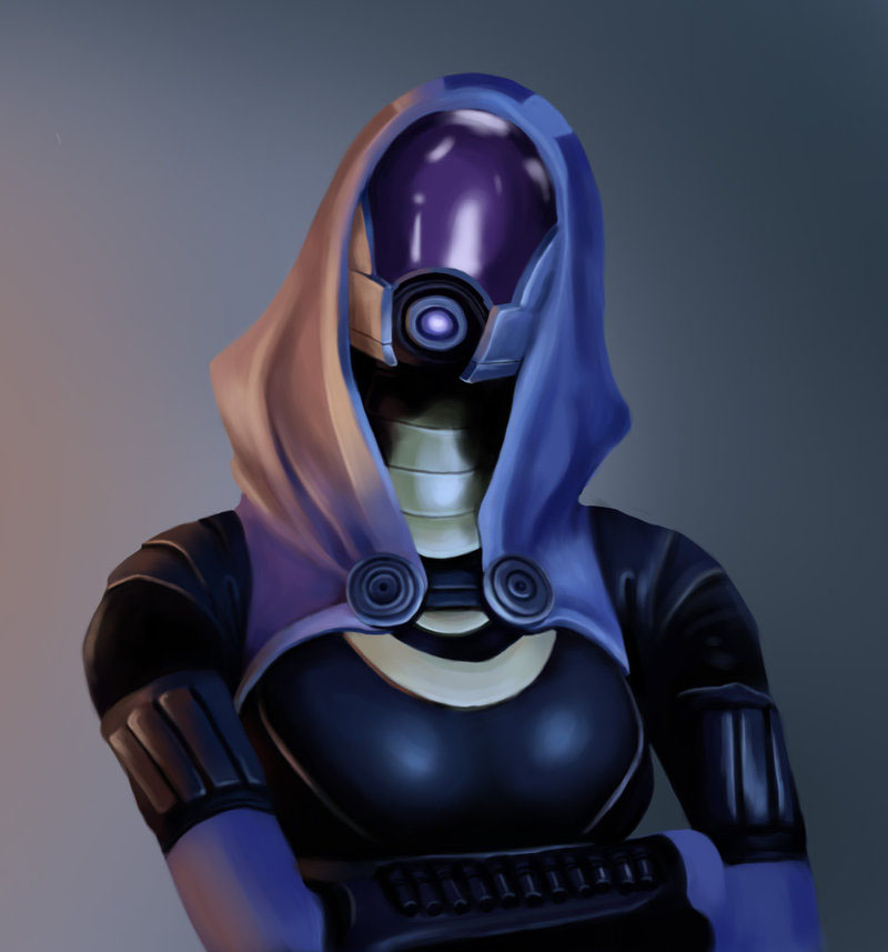 Тали`Зора - Фан-арт Mass Effect 3.