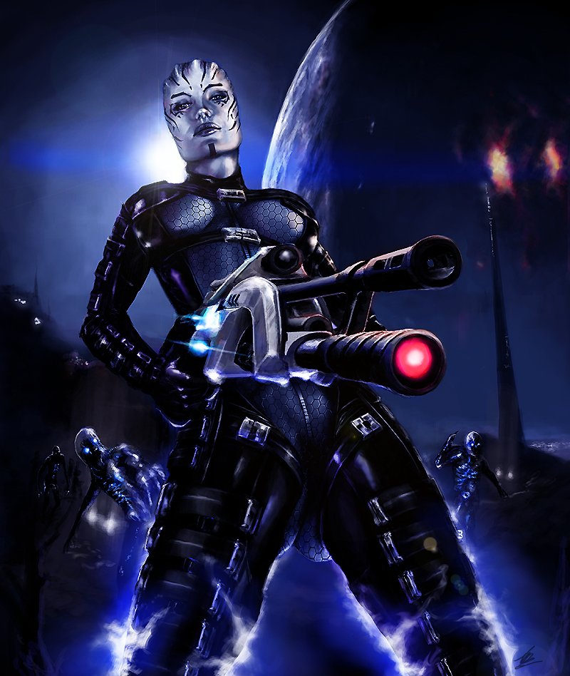 Азари - Фан-арт Mass Effect 3.