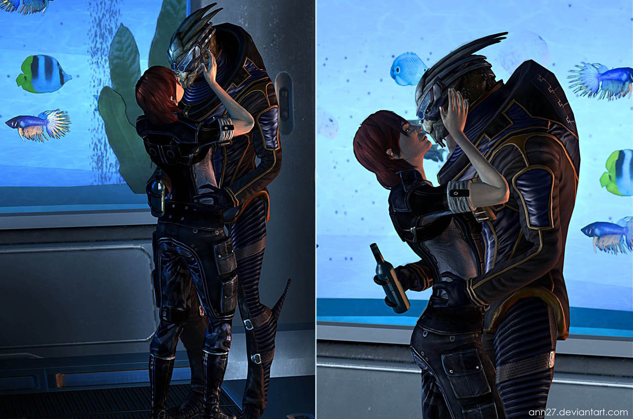 Mass Effect 3 Гаррус и Шепард