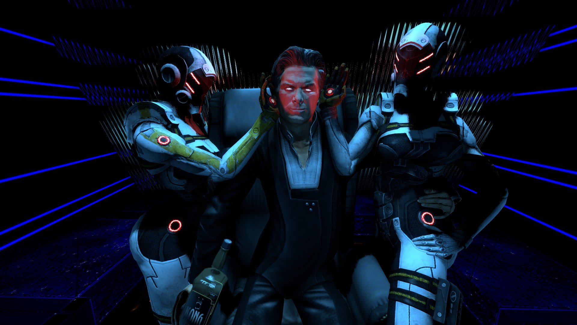 Призрак и фантомы - Фан-арт Mass Effect 3.