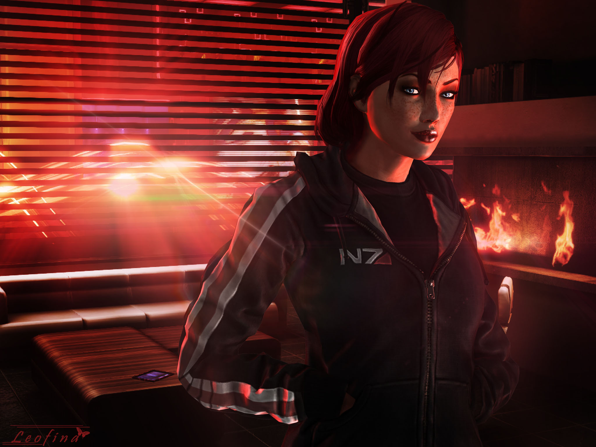 Mass Effect 3 Шепард женщина