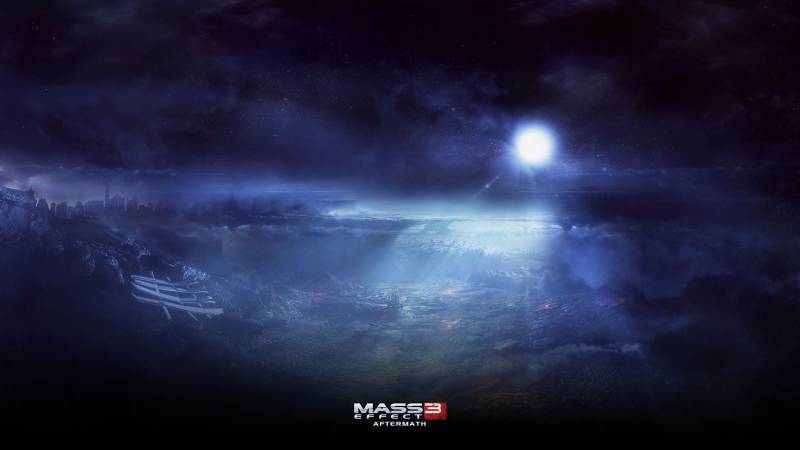 Обои на рабочий стол в стиле Mass Effect 3 от redliner91 скачать в высоком разрешении