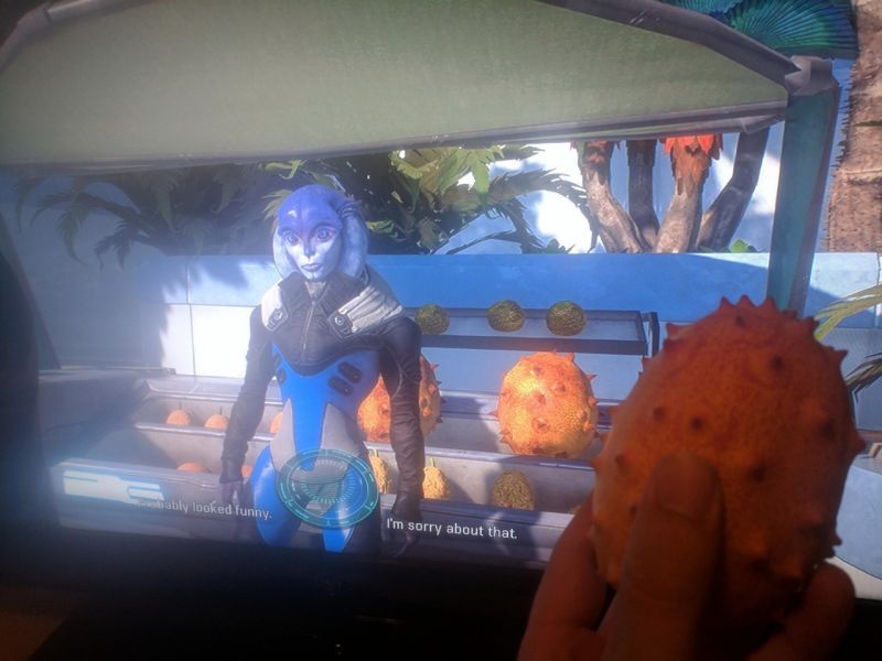Ангара продает инопланетные фрукты, которые подозрительно похожи на земные кивано, скриншот