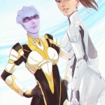 Райдер и азари из Mass Effect: Andromeda